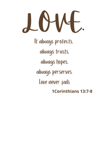 What does it mean that love always trusts (1 Corinthians 13:7